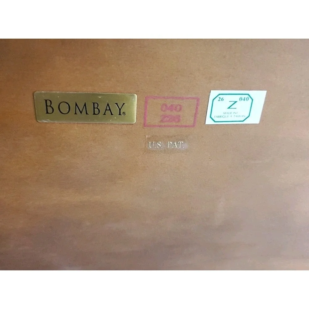 Vintage Bombay Jewelry Wooden Box